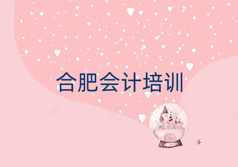 合肥瑤海區(qū)會(huì)計(jì)培訓(xùn)機(jī)構(gòu)