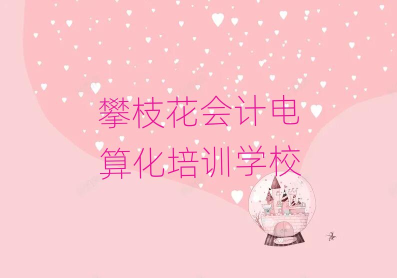1月攀枝花西區(qū)會(huì)計(jì)電算化輔導(dǎo)機(jī)構(gòu)哪家好?名單一覽