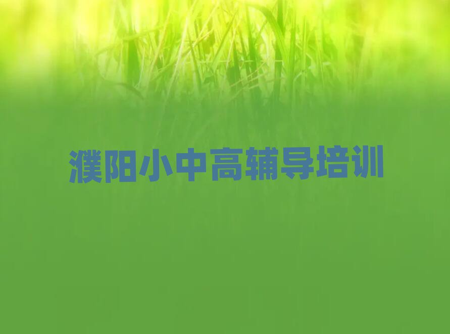 濮陽(yáng)初中政治培訓(xùn)費(fèi)用本地實(shí)力排名一覽更新