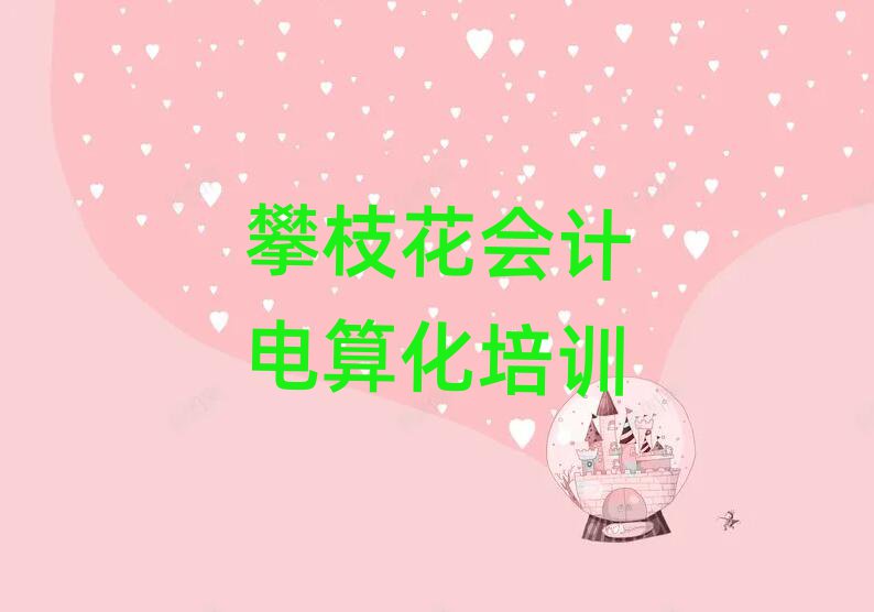 攀枝花東區(qū)會(huì)計(jì)電算化哪些會(huì)計(jì)電算化培訓(xùn)學(xué)校