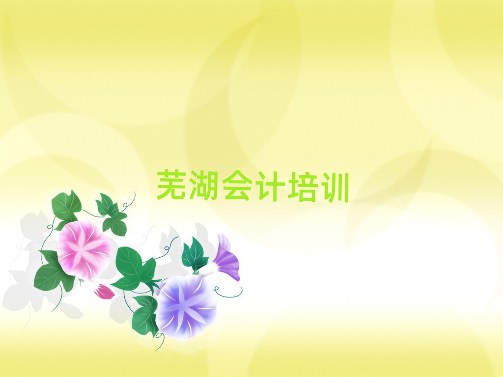 2025年蕪湖三山區(qū)會計培訓(xùn)學(xué)校