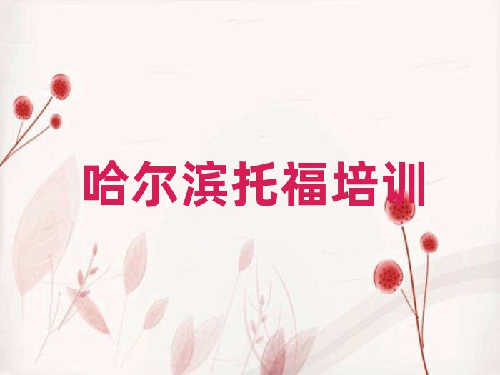 哈爾濱哪有托福培訓(xùn)班排名公布