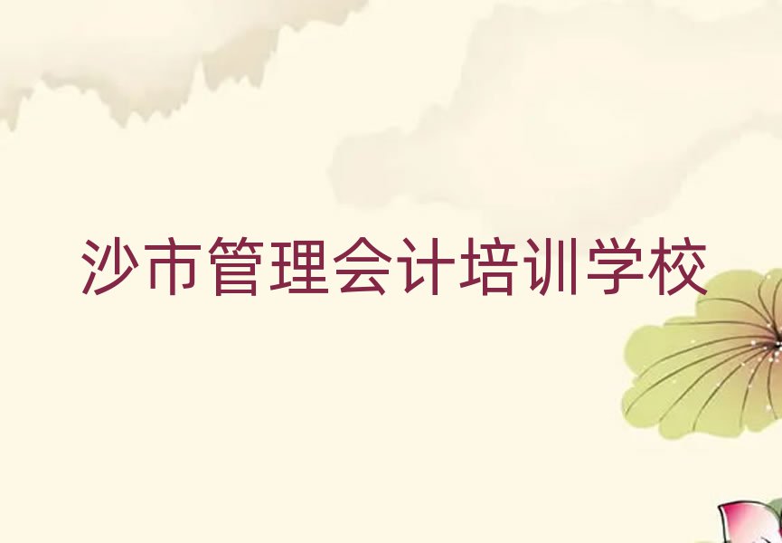 沙市什么學(xué)校學(xué)管理會(huì)計(jì)好排名口碑好的
