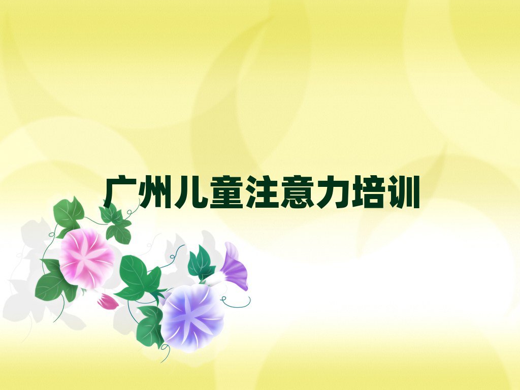 廣州黃埔區(qū)孩子注意力訓(xùn)練口碑好的孩子注意力訓(xùn)練培訓(xùn)班推薦哪家排名前五
