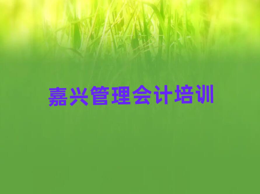 嘉興南湖區(qū)比較出名的管理會(huì)計(jì)培訓(xùn)學(xué)校有哪些