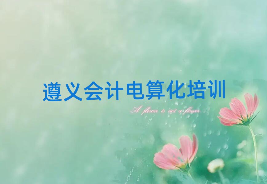 遵義想學(xué)會(huì)計(jì)電算化哪個(gè)學(xué)校好名單精選一覽