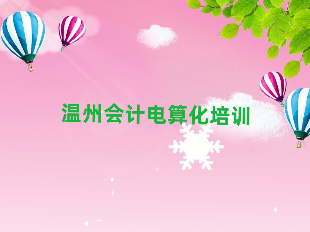 溫州洞頭區(qū)線下會(huì)計(jì)電算化輔導(dǎo)機(jī)構(gòu)哪家好排名一覽表