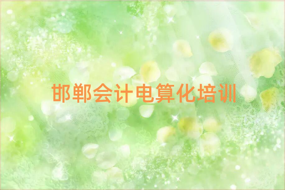邯鄲峰峰礦區(qū)比較好的學(xué)會(huì)計(jì)電算化學(xué)校