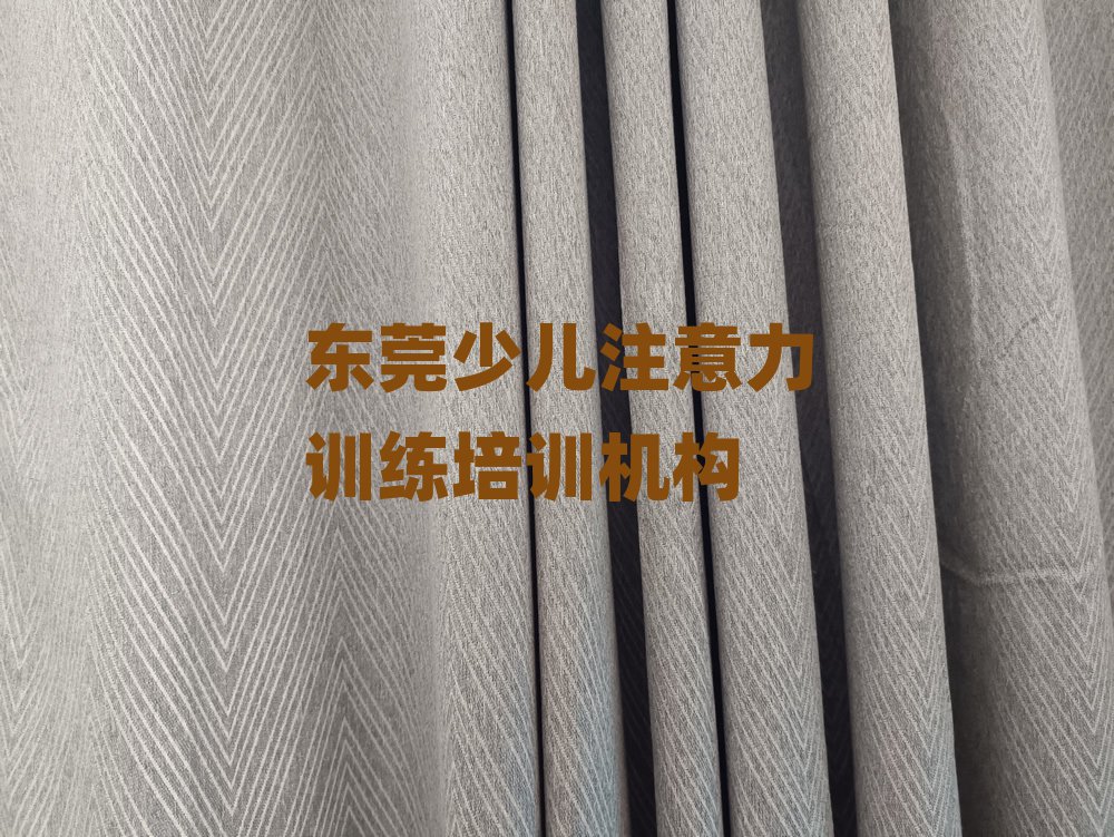 東莞少兒注意力訓(xùn)練培訓(xùn)機構(gòu)
