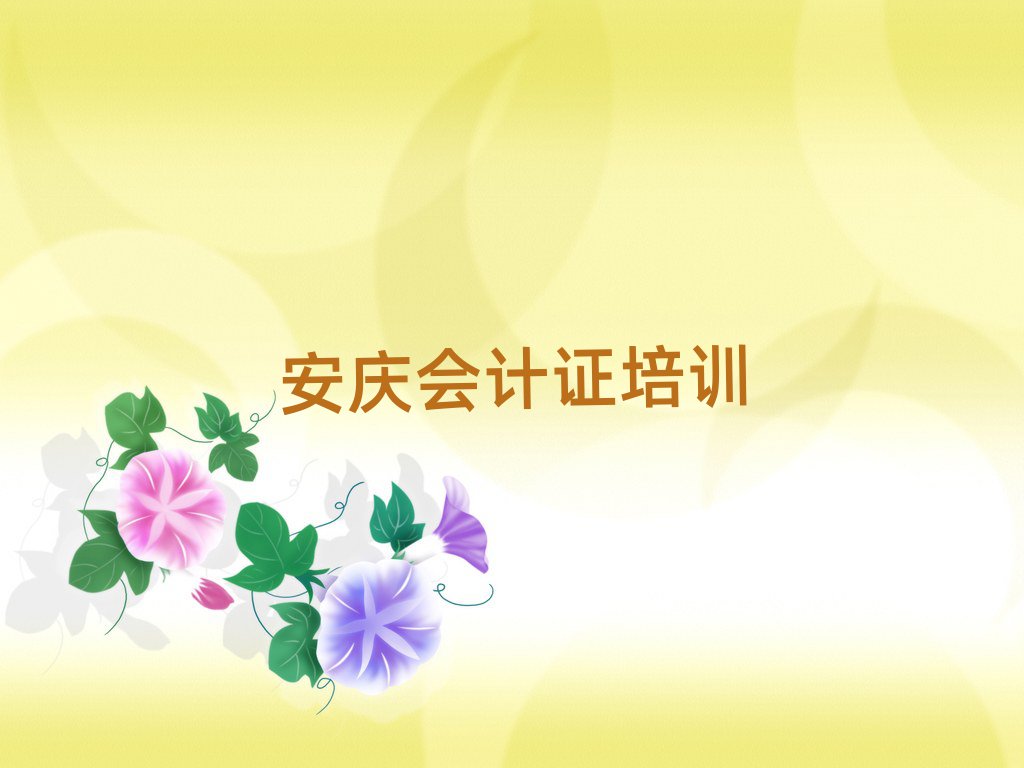 2025年安慶的會計證培訓學校排名