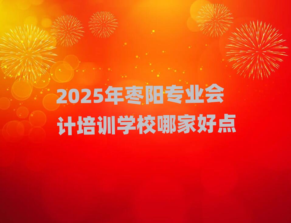 2025年棗陽專業(yè)會(huì)計(jì)培訓(xùn)學(xué)校哪家好點(diǎn)