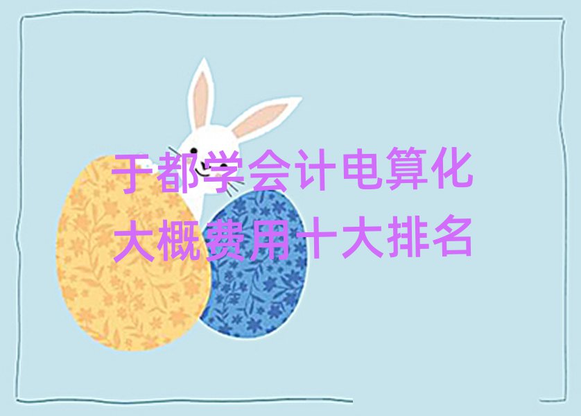 于都學會計電算化大概費用十大排名